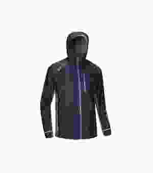 Men's Ultra Rain Jacket Elite Edition Dark Grey / Blue - S