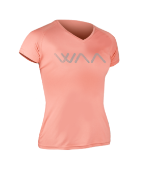 ULTRA LIGHT T-SHIRT WOMEN REFLECTIVE LOGO CORAL T.XS