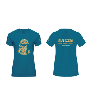 MDS Legendary - Mozaic Womens's T-Shirt-Blue Saphir-S