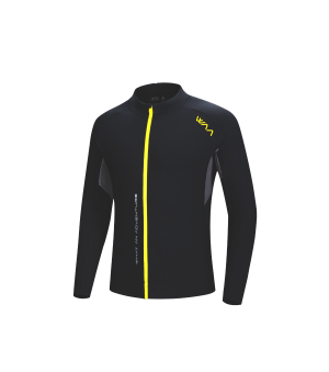 Men’s Aero Running Shirt-XL-Black/Grey