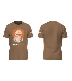 MDS Legendary - Eco-Friendly Men's T-Shirt dark camel-S