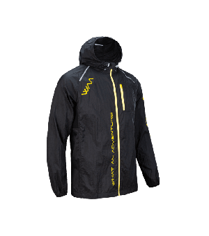 Light Wind Running Jacket Men-Black-S