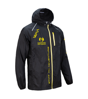 Light Wind Running Jacket Men-Black-XXL