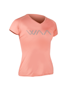 ULTRA LIGHT T-SHIRT WOMEN REFLECTIVE LOGO CORAL T.XS