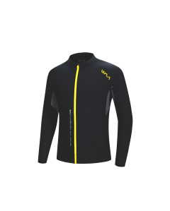 Men’s Aero Running Shirt-XL-Black/Grey