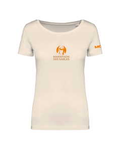 TEE SHIRT FEMME MDS IVOIRE-L