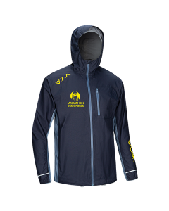 Men's Ultra Rain Jacket Elite Edition Dark Grey / Blue - M